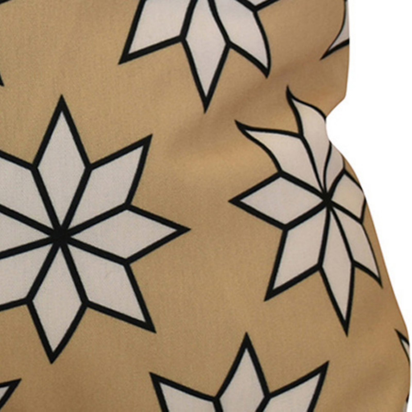 Simply Daisy 16" x 16" Christmas Stars 2 Geometric Print Outdoor Pillow