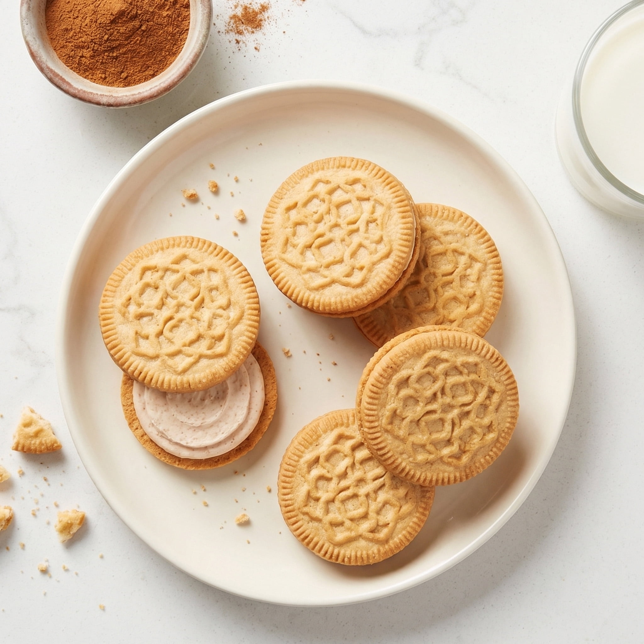 Great Value Twist & Shout Double Filled Apple Pie Sandwich Cookies, 15.25 oz
