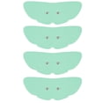 thumbnail image 1 of Paquete de 4 almohadillas de electrodos inalámbricas para unidad TENS, con conector a presión estándar de 3,5 mm. Almohadillas de repuesto para unidad TENS, electrodos autoadhesivos reutilizables, dis, 1 of 5
