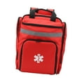 Red Firefighter Bag Large Capacity First Responder Bag Durable