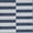 Navy Blue, variant on Unique Loom Decatur Collection Area Rug - Striped (2' x 7' 10" Runner Black/Ivory)