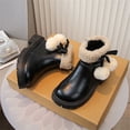thumbnail image 4 of YMUQEIGH Girls Winter Boots Fashion Fur Lined Lightweight Warm Snow Boots Princess Warm Winter Shoes for Girls, 4 of 7