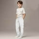 thumbnail image 1 of Cowsor Kids Solid Color Sweatpants Casual Elastic Waist Joggers Pants Comfort Loose Fit Athletic Pants Running Trousers, 1 of 7