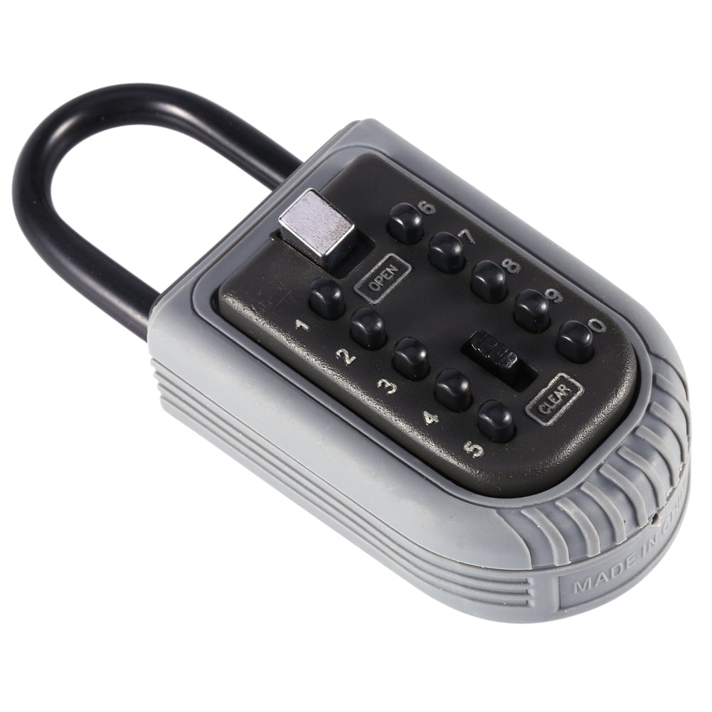 Key Lock Box 10 Digit Combination Hide Key Lock Box Storage Wall Mount