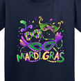 thumbnail image 4 of Inktastic Mardi Gras Masks and Beads Youth T-Shirt, 4 of 5