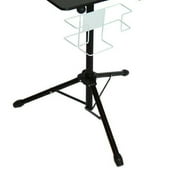 DENEST Tattoo Work Table Tattoo Tray Mobile Work Station Stand Removable Adjustable With Tripod Base Black