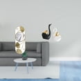 thumbnail image 2 of Espejo de pared,Espejo decorativo nórdico para colgar en la pared,estatua de cisne,Estatuas y figuritas de cisne de cerámica modernas Esculturas,Escultura de animales Decoración centro de mesa, 2 of 8