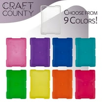 Craft County | Craft Box & Photo Keeper – Great for Photos, Pencils, & Office/School Supplies (Orange)