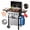 4 Burner, variant on Biotree 3 Burner BBQ Propane Gas Grill, Stainless Steel 28,650 BTU Patio Garden Barbecue Grill with Two Foldable Shelves