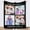 Multi22, variant on Picture Blankets Customized, 10 Photos Customized Blanket, Custom Picture Blankets, Gifts for Sister Dad Mom Daughter Son A Blankets