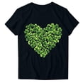 thumbnail image 2 of Puntoco Liquidación de camisetas cortas para mujer Camiseta de manga corta con cuello redondo y estampado para mujer, 2 of 3