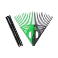 thumbnail image 2 of Colaxi Garden Leaf Rake Cleanup Pickup Removable Collect Garbage Picking up Leaves Leaf Picker for Grass Yard Work Outdoor Lawn Pond LeftGreen RightGray, 2 of 8