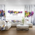 thumbnail image 3 of Design Art Quebec Skyline Canvas Print, 3 of 3