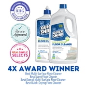 Quick Shine Multi-Surface Floor Cleaner, 128 oz, Ready-to-Use Streak-Free No-Rinse Formula, Safer Choice Certified