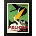 thumbnail image 2 of Vintage Apple Collection 11x14 Black Modern Framed Museum Art Print Titled - pelican_cigarettes, 2 of 5