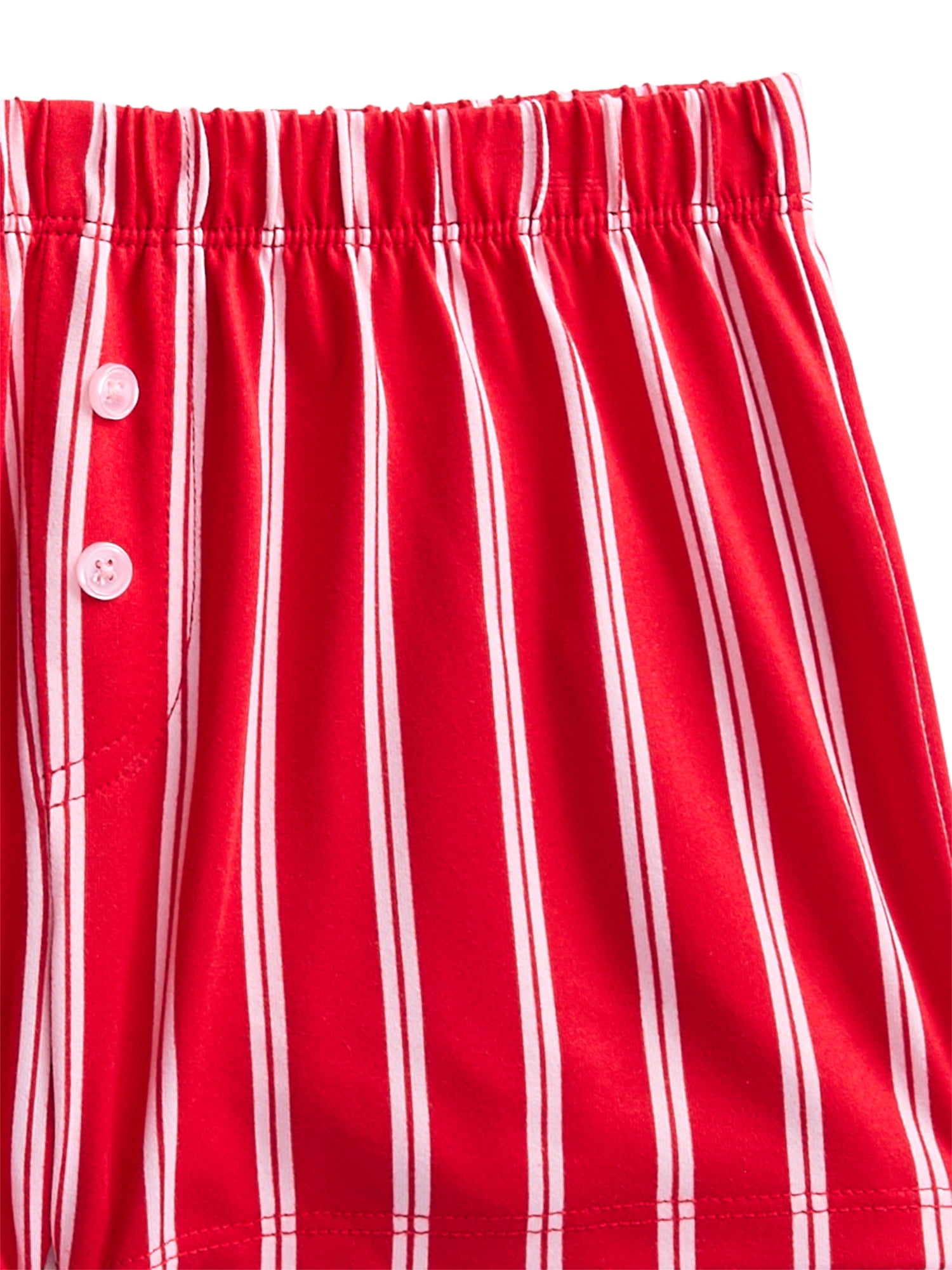 Wonder Nation Girls Short Sleeve Tee and Shorts Pajama Set, 2-Piece, Sizes 4-18