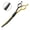Black Gold, variant on 7 inches Curved Thinning Scissors, Dog Grooming Scissors for Home Use, Stainless Steel Pet Beauty Tools and Accessories