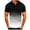 White, variant on XuJwPNcy Mens Big and Talls Golf Shirt Summer Gradient Color Short Sleeve Tops Casual Zipper up Collared T Shirt