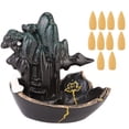 thumbnail image 2 of Incienso de reflujo de cerámica: innovador quemador de incienso de reflujo soporte de incienso de cerámica para decoración de interiores regalo ANGGREK  Otros, 2 of 8