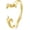 Gold, variant on 925 Sterling Silver Cute Dachshund Open Rings Puppy Dog Adjustable Rings for Women Animal Stacking Rings Statement Rings Fine Jewelry