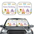 thumbnail image 2 of Naloa Watercolor Gnome Garden 2 Piece Foldable Car Sun Shades, Car Windshield Sunshade, Front Window Sunshade for Car, Truck, SUV - Small, 2 of 7