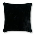 thumbnail image 2 of Pacific Coast Home Furnishings Thread and Weave Fury Tail Black 20-inch Faux Fur Pillow, 2 of 2