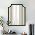 thumbnail image 6 of WallBeyond 16"×20" Scalloped Wood Frame Farmhouse Bathroom Vanity Wall Mirror, Bedroom Living Room decorative Mirror, Black, 6 of 8