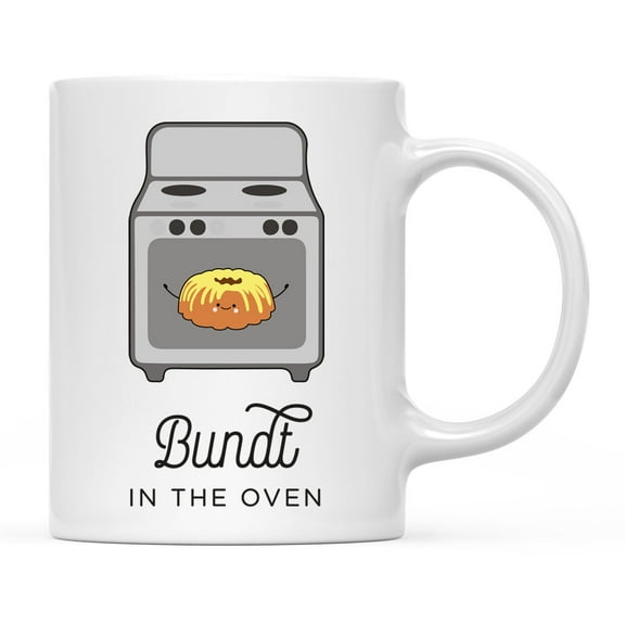 Koyal Wholesale Funny Food Pun 11oz. Ceramic Coffee Tea Mug, Bundt Cake