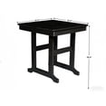 thumbnail image 5 of S-HOME Patio Dining Table with Umbrella Hole, Perfect for Outdoor Dining in Your Yard or Lawn Area，Black, 5 of 9