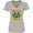 AC-Heather Grey, variant on Inktastic Mardi Gras with Green Masquerade Mask Women's V-Neck T-Shirt