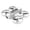 B, variant on Leodye 1PCS Dual-camera RC Drone Toy Altitude Hold Headless Mode Speed Adjustment Design Boys Holiday Gift Accessory -5.51x4.52x1.96in