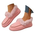 thumbnail image 3 of YLYL Womens Winter Slippers Fuzzy Fluffy Comfy Warm Slip on Moccasin Indoor Outdoor House Shoes, 3 of 9