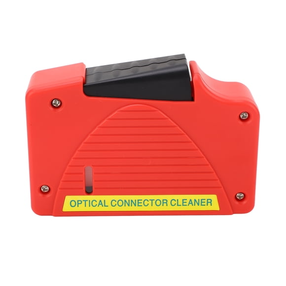 Fiber Cleaner Box, Core Available Red Lightweight SC FC LC ST Cleaner Box for Office Building