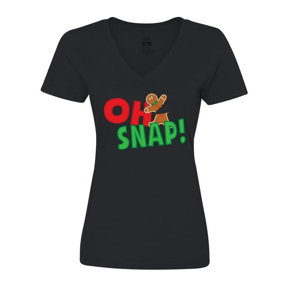 Inktastic Oh Snap Women's V-Neck T-Shirt