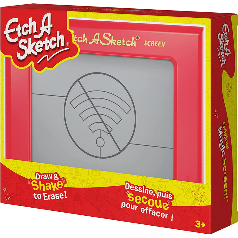 Etch A Sketch, Classic Red Drawing Toy with Magic Screen, for Ages 3 and Up  