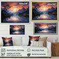 thumbnail image 4 of Designart "Sunrise in the Thai Mountains" Landscapes Canvas Art Print, 4 of 5