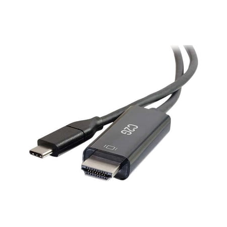 UPC: 0757120268895 | C2G 26889 USB-C to 4K UHD HDMI Audio/Video Adapter Cable (60Hz) Black (6 Feet  1.82 Meters)