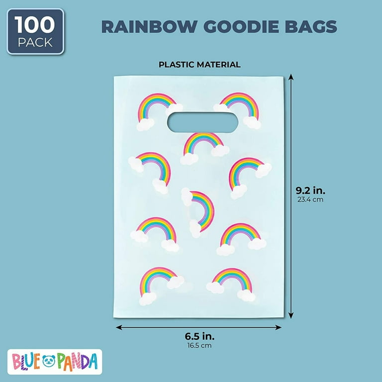 Rainbow Treat Bags, Rainbow Party Favor Bags, Rainbow Party Favors