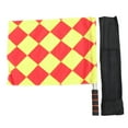 thumbnail image 4 of WHAMVOX Hand Flag with Plastic Handle Mini Flag with Waterproof cloth for Football Judge Small Suqre Pattern, 4 of 6