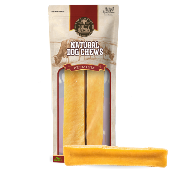 Bully Bunches Large Yak Cheese Himalayan Chews All Natural Dog Treats 2 Pack