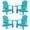 Green, variant on Gymax 4Pcs Oversized Adirondack Chair Lounge Adirondack Chair w/Adjustable Cup Holder White & Red & Blue