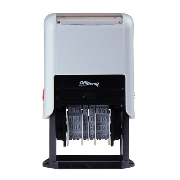 Marking Products, Inc 034506 Self-inking Date Stamp, 5 Years, 1" X 0.38", Black Ink