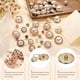 thumbnail image 4 of Uxcell 10 piezas de botones de costura de metal dorado perla 40L de 25 mm, 4 of 7