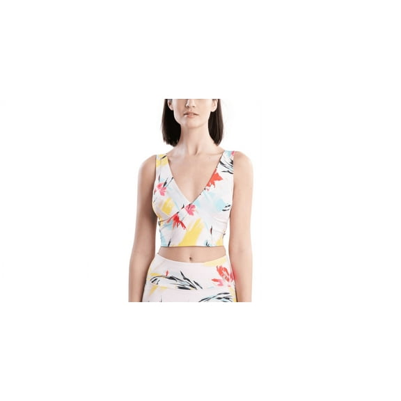 MSRP $48 Josie Natori Womens Solstice Cami Cropped Top Size Small