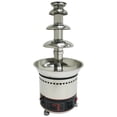 thumbnail image 1 of 4-Tier Electric Chocolate Fountain Tower Chocolate Waterfall Fountain Digital Controll 110V, 1 of 10