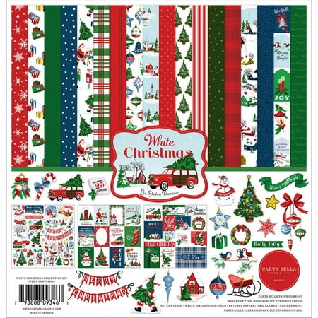 UPC: 0793888093461 | White Christmas Collection Kit – Carta Bella