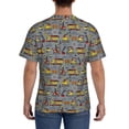 thumbnail image 2 of Naloa Modern Excavator Men's T-Shirt Sport T-shirt Men's Basic Tee Casual Men's Shirt, Round Neck, Short Sleeves - Small, 2 of 5