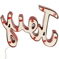 thumbnail image 6 of Northlight Lighted "Joy" Christmas Decoration - 11.25", 6 of 8