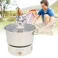 thumbnail image 1 of Portable Electric Cooker, Separate Design, Foldable Handle, ABS, Multifunctional Cooking Pot with Steamer, Portable Travel Cooker for Various Cooking Needs, 1 of 7