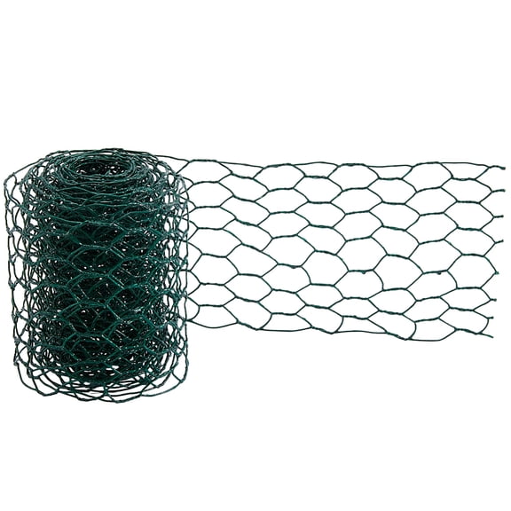 Floral Chicken Wire Roll 118.1 x 4.3 Inch Green Metal Mesh Hexagonal Galvanized Flower Arrangements Animal Netting Fence Wires